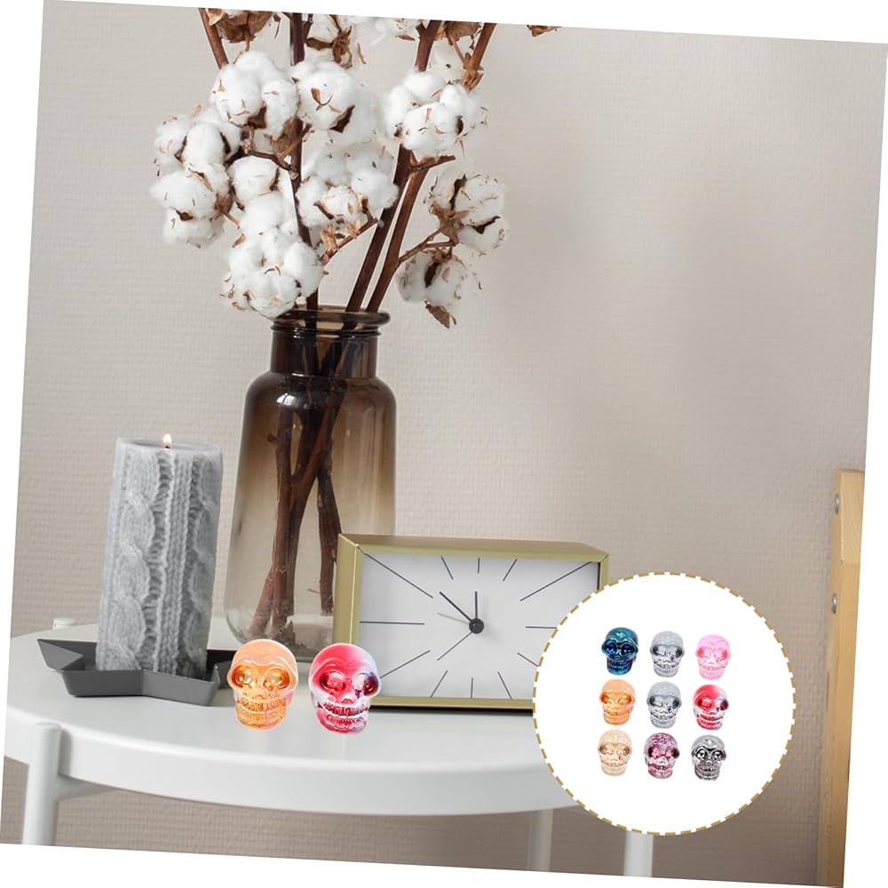 ドクロ　クリスタル　アート Amazon.co.jp: ORFOFE 9Pcs クリスタル ドクロ おもちゃ